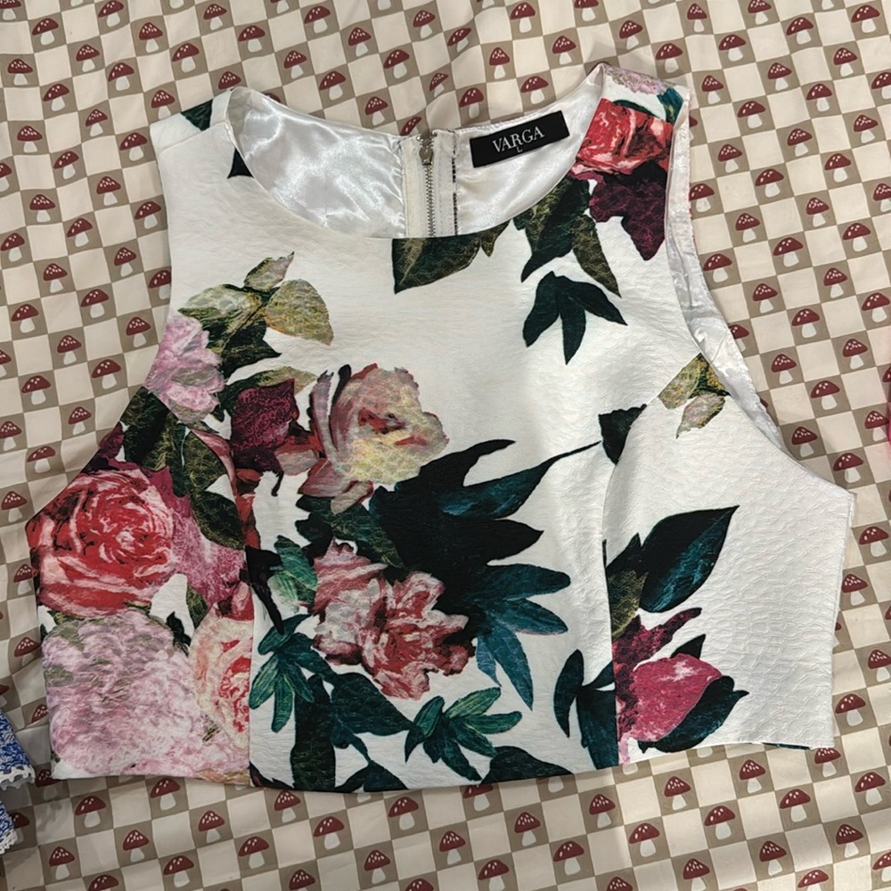 Crop top floral
